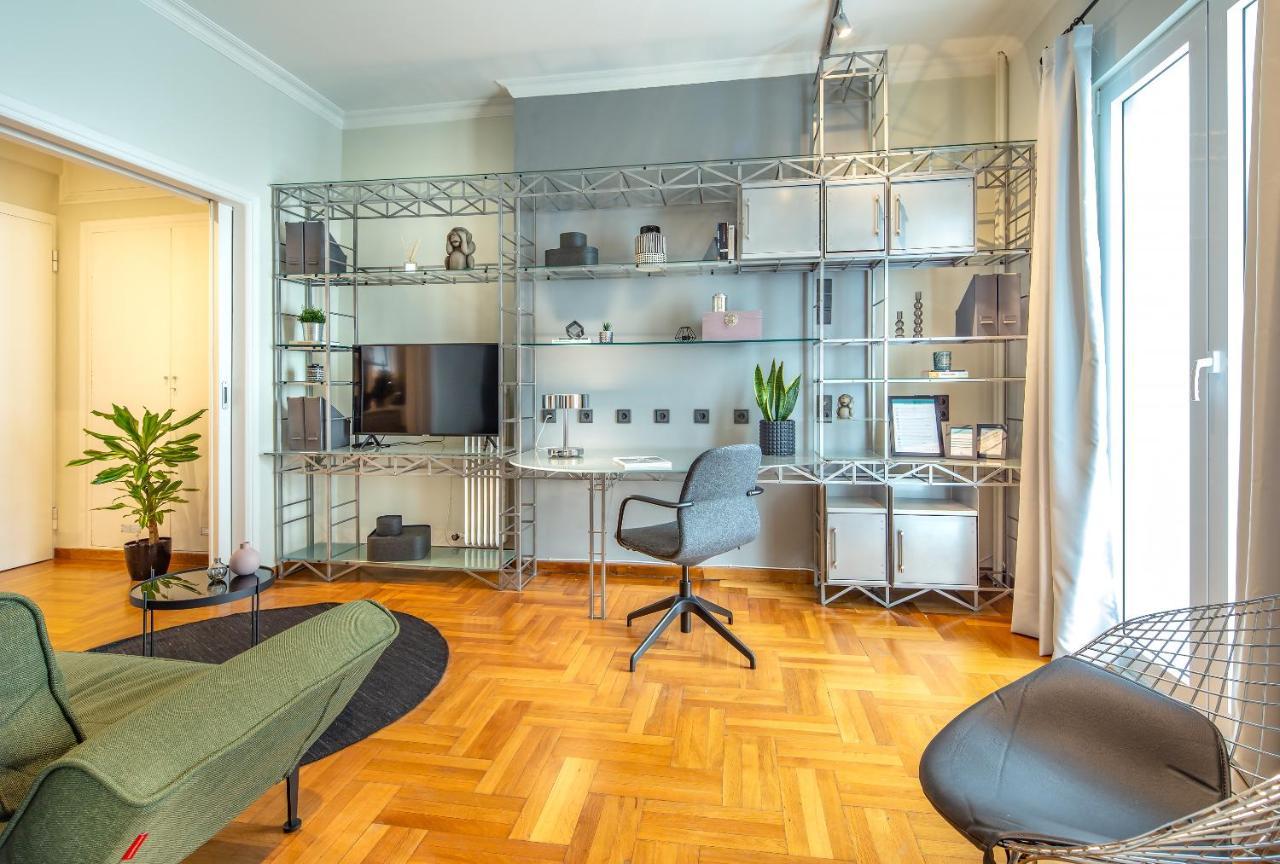 Superb 1Bd Apartment In The Heart Of Kolonaki By Upstreet Athen Exterior foto